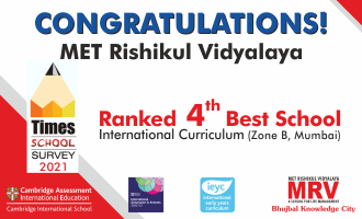 MRV Ranked 4th Best School in Mumbai