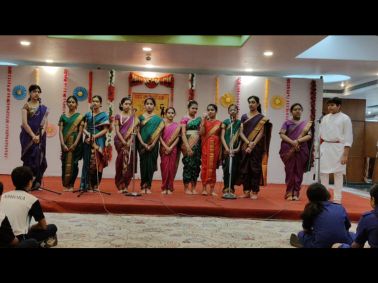 MRV Students celebrate Marathi Diwas