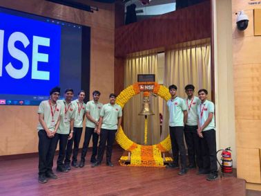 MRV AS Level students visit NSE India