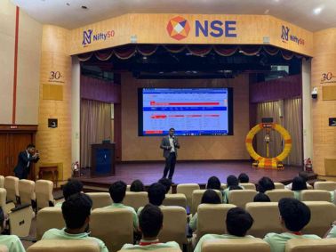 MRV AS Level students visit NSE India