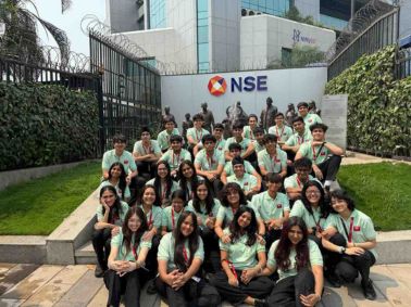 MRV AS Level students visit NSE India