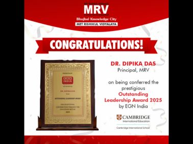 MRV Principal Recognized for Educational Excellence