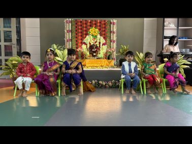 Little MRVians celebrated Ganesh Utsav with joy