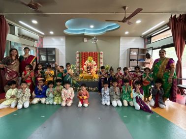 Little MRVians celebrated Ganesh Utsav with joy