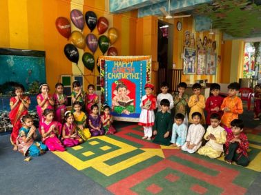 Little MRVians celebrated Ganesh Utsav with joy