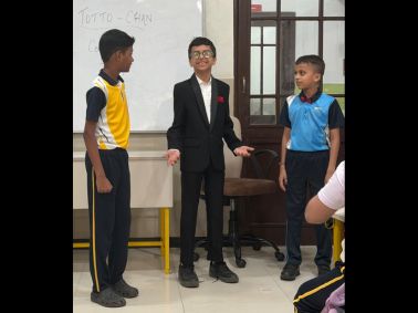 MRV Grade V Students Bring Totto-Chan to Life